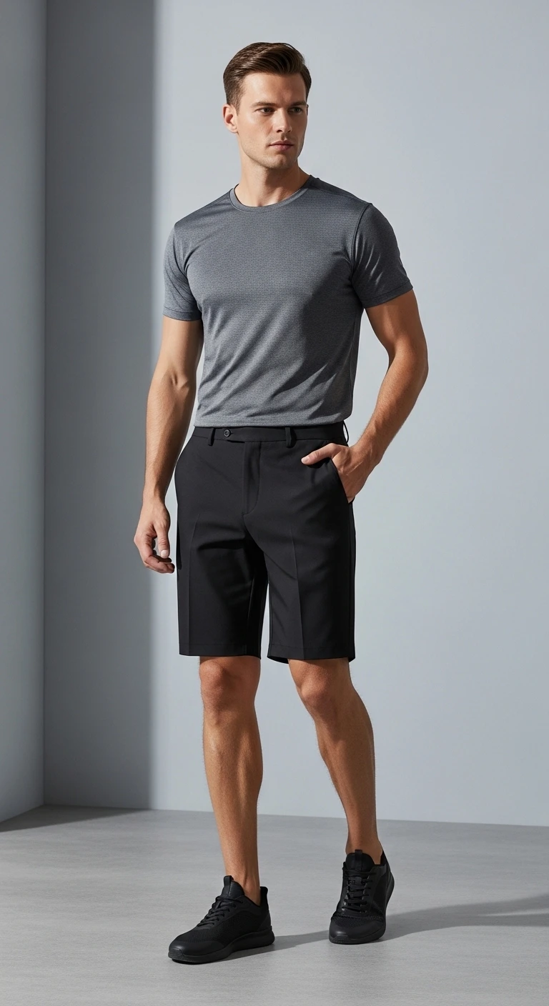 12 Black Shorts Outfits for Effortless Style 7 Athletic But Polished