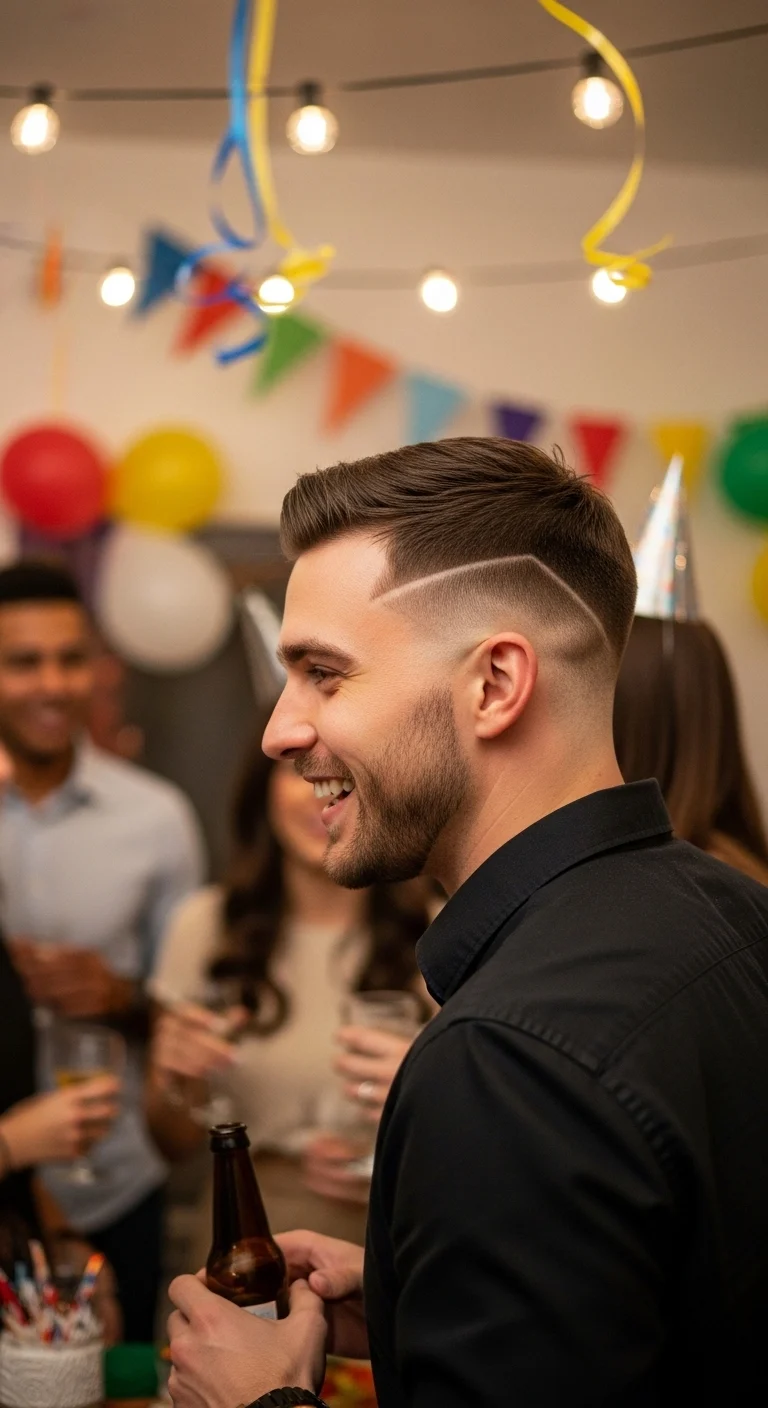 12 Birthday Hairstyle Ideas for Men to Level Up 10 Buzz Cut With Sharp Line-Up