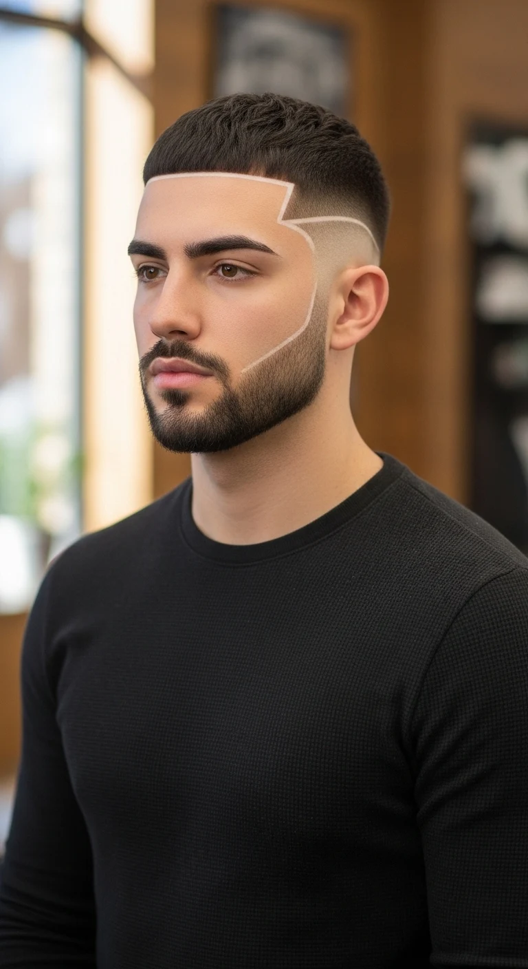 9 Buzz Fade Haircut for Men That Look Insanely Sharp 8 Buzz Fade With Line-Up: Laser-Precise Edges