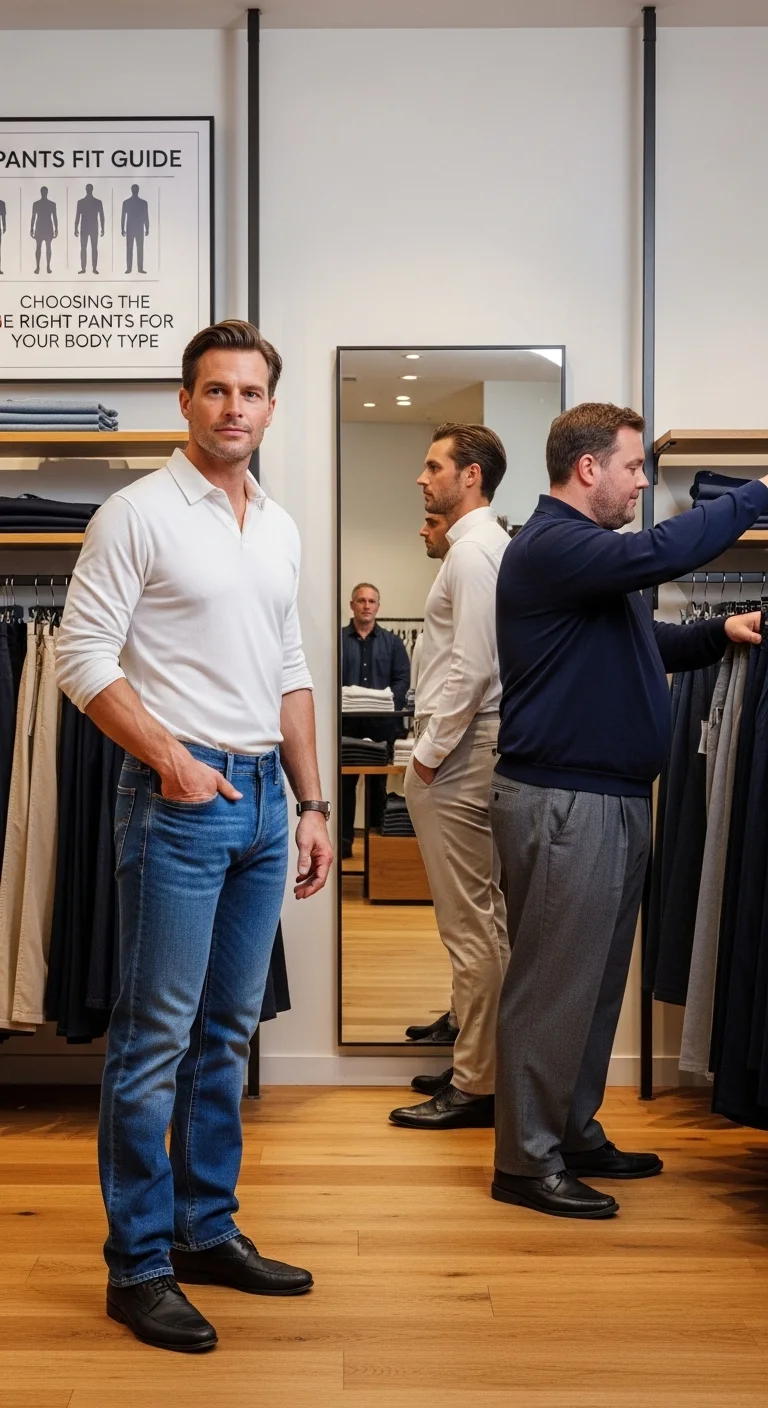 Pleated vs Flat Front Pants: The Ultimate Guide for Men’s Style 6 Choosing the Right Pants for Your Body Type