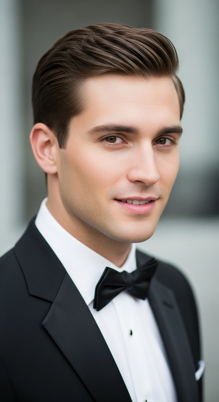 10 Wedding Hairstyles for Men: Viral Ideas You’ll Love 4 Classic Taper With Side Part