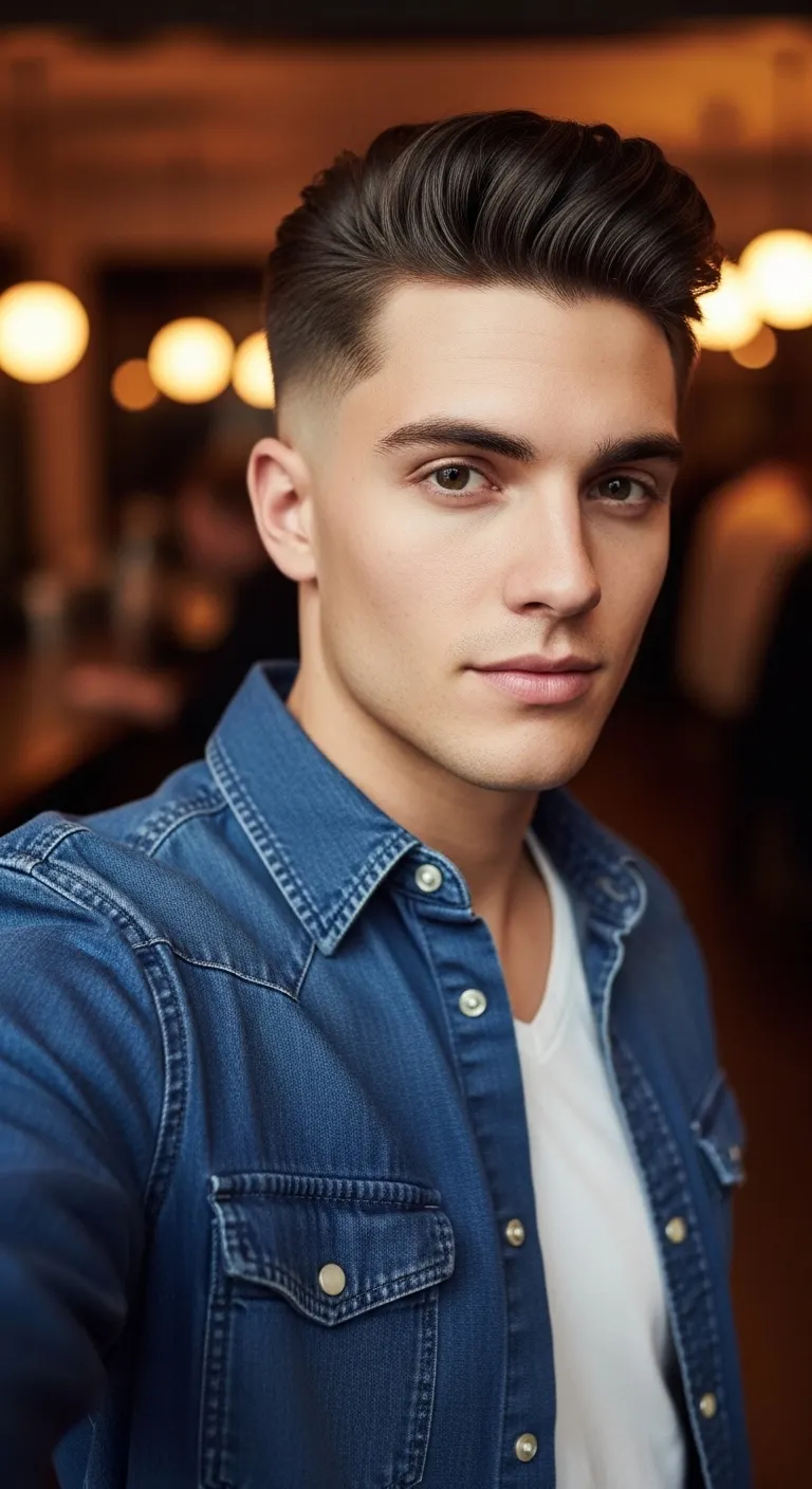 12 Birthday Hairstyle Ideas for Men to Level Up 3 Clean Mid-Fade With Textured Top