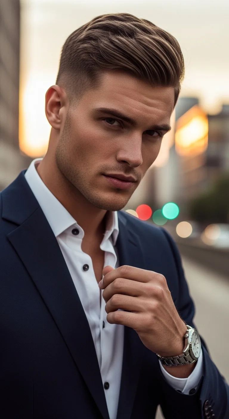 Top Trending Short Haircuts for Men: 9 Stylish Ideas 10 Crew Cut With Side Sweep