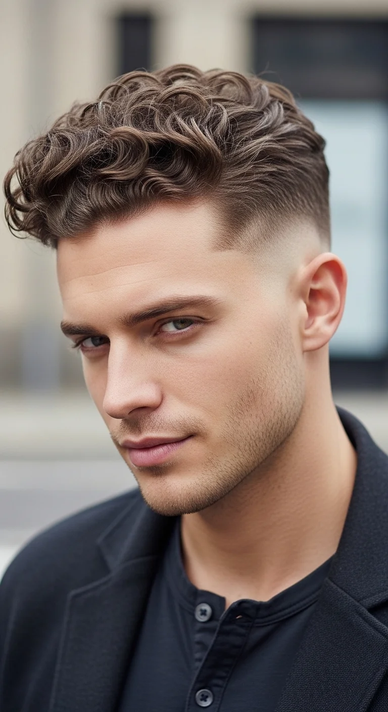 12 Trendy Drop Fade Haircut Ideas You’ll Love 7 Curly Top With Low Drop Fade