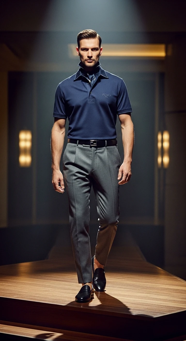 Fendi Menswear: 12 Luxury Looks for Modern Men 11 Elevated Tee And Polo Rotation