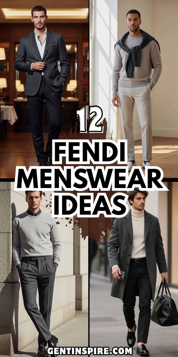 Fendi Menswear: 12 Luxury Looks for Modern Men 2 Fendi Menswear