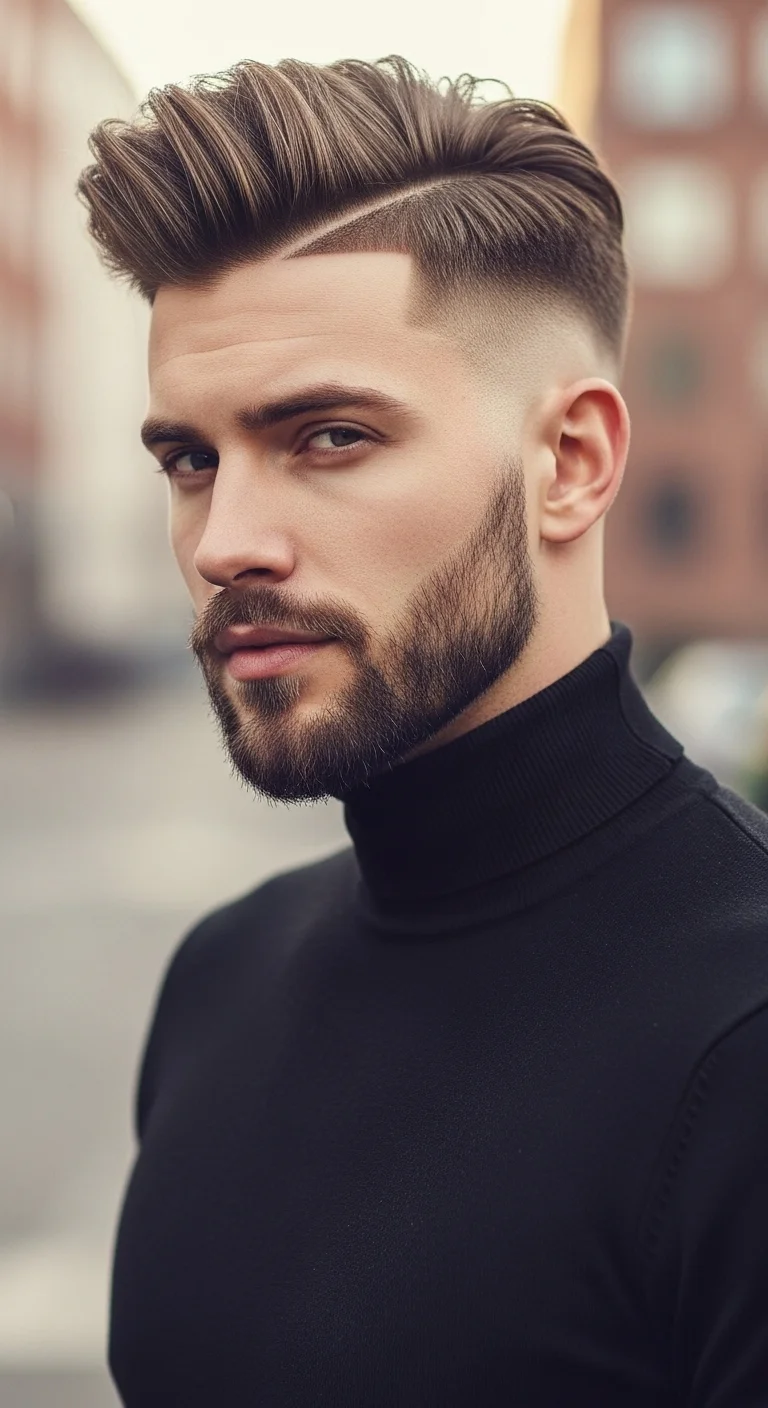 12 Trendy Drop Fade Haircut Ideas You’ll Love 9 Hard Part With Drop Skin Fade