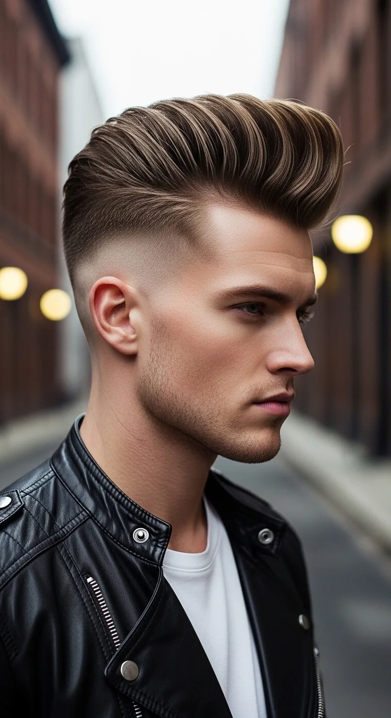 9 Skin Fade Haircut for Men That Look Sharp Fast 7 High Skin Fade With Pompadour