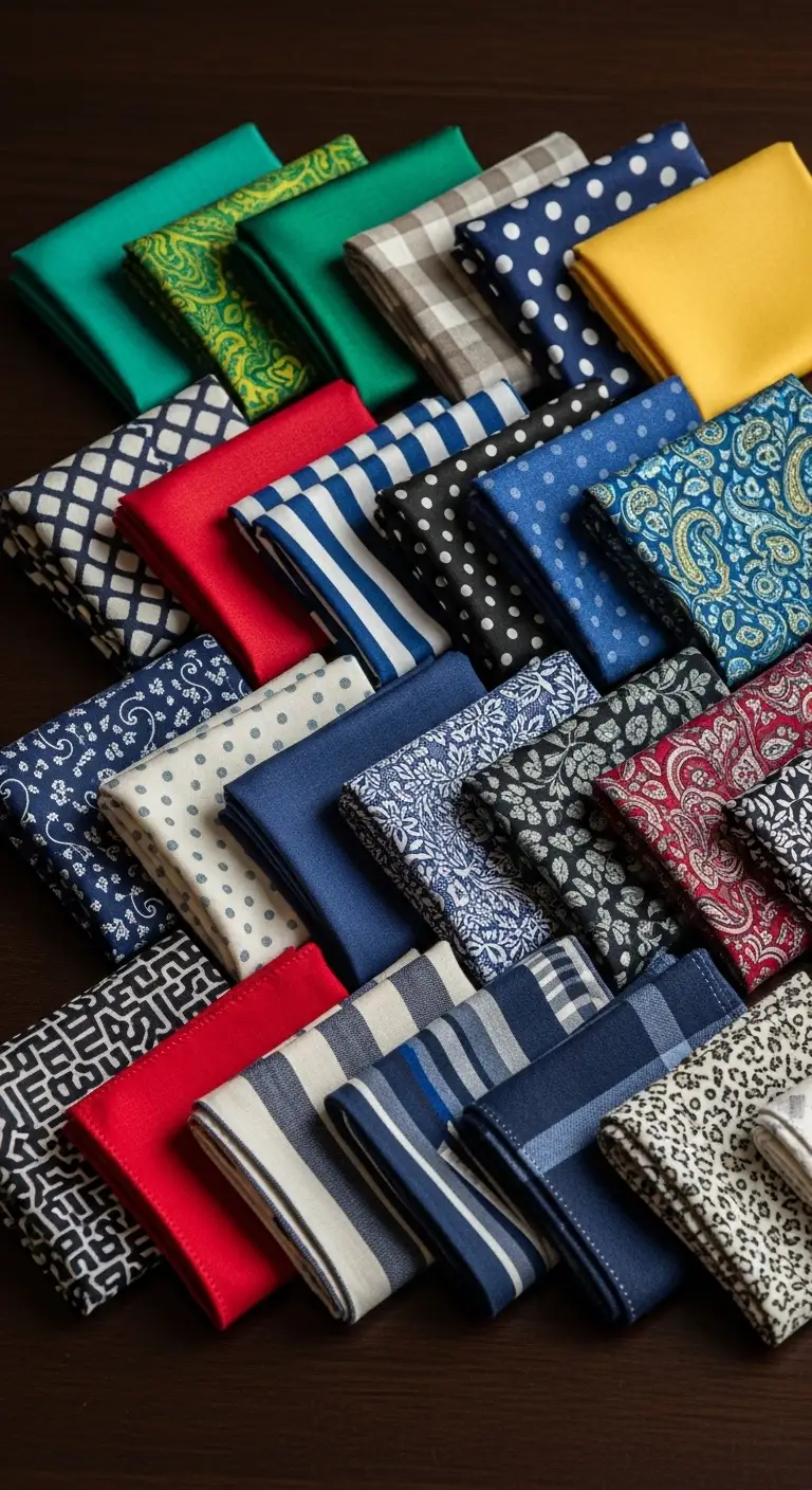 How to Fold a Pocket Square: The Complete Gentleman’s Guide 6 How Many Pocket Squares Should a Man Own