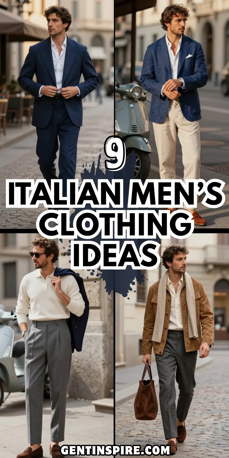 Italian Men’s Clothing: 9 Stylish Looks to Try 2 Italian Men’s Clothing