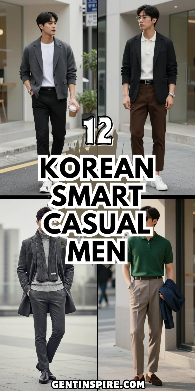 Upgrade Your Style with 12 Korean Smart Casual Men Ideas 2 Korean Smart Casual Men