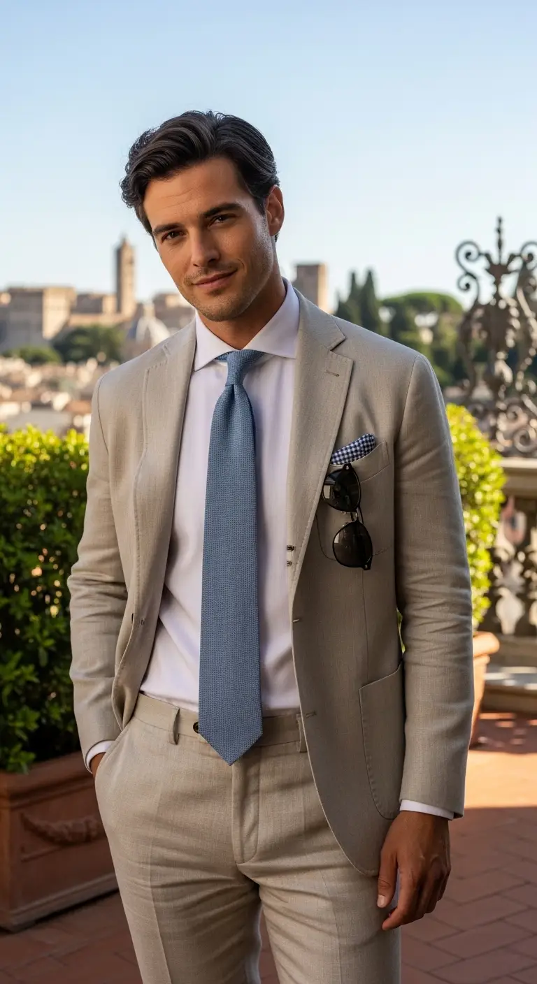 Upgrade Your Style with 12 Summer Ties for Men Ideas 4 Linen Ties That Breathe