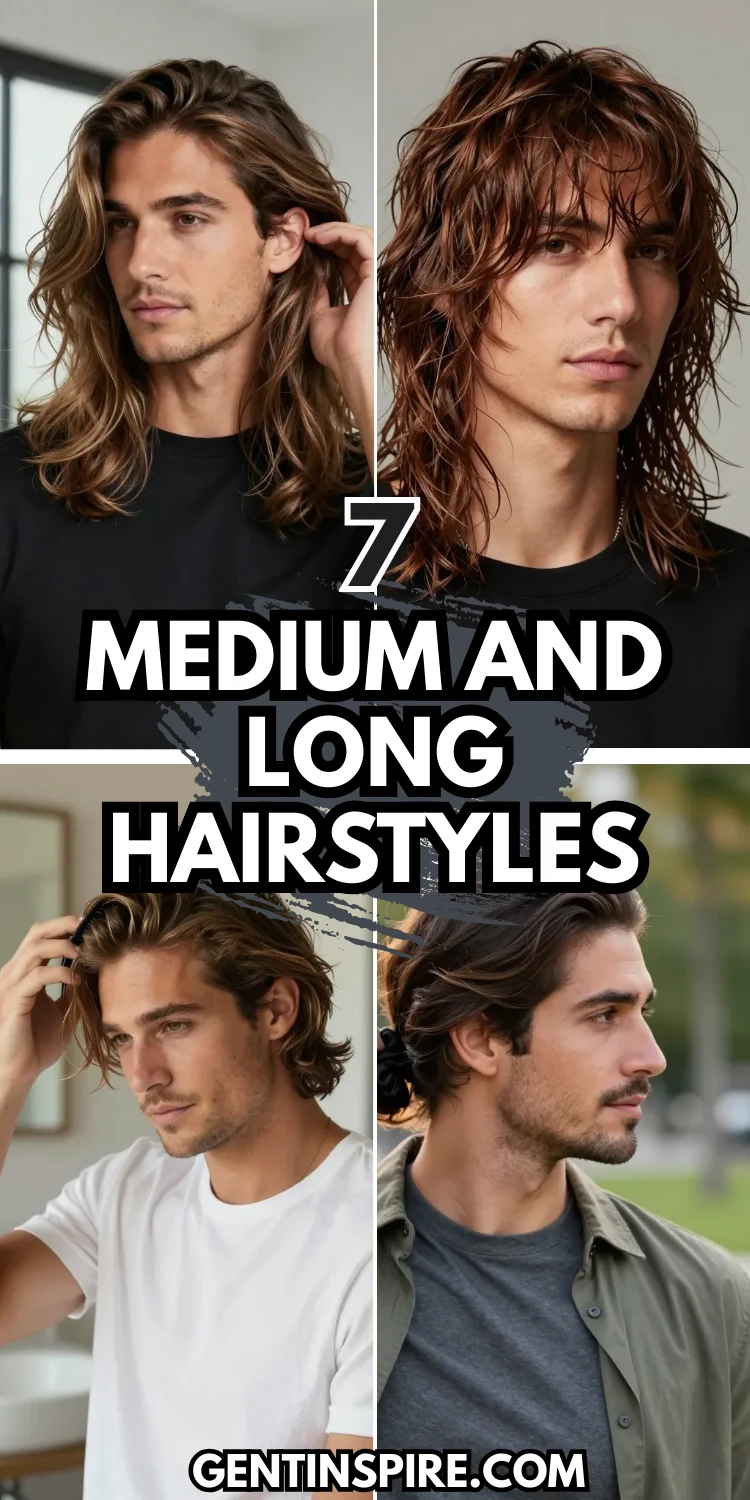 Medium and Long Hairstyles: 7 Ideas You’ll Want to Try 2 Medium and Long Hairstyles: 7 Ideas for Men That Turn Heads