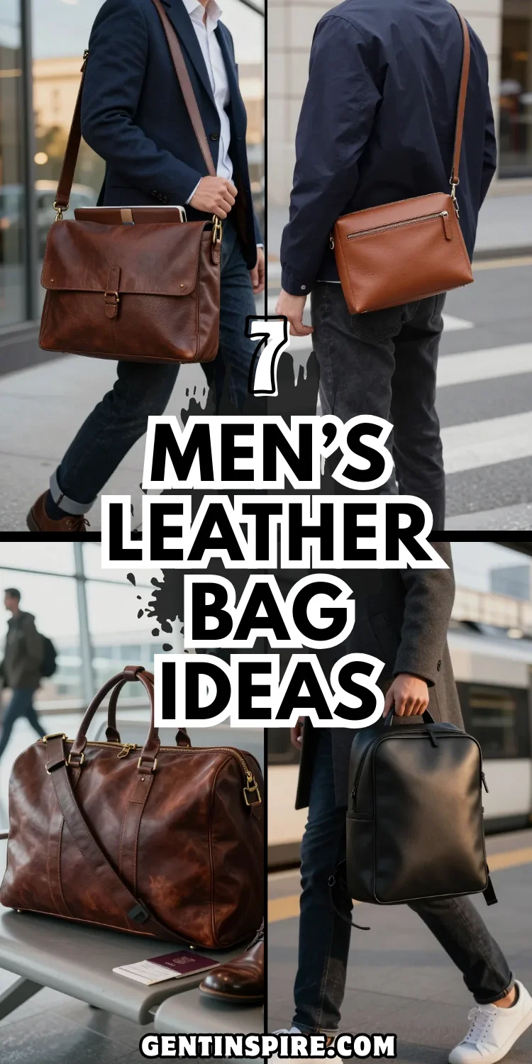 Men’s Leather Bags: 7 Stylish Options You’ll Love 2 Men’s Leather Bag