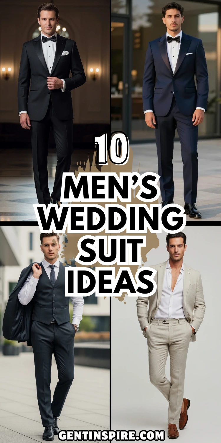 Men’s Wedding Suit: 10 Ideas That Look Iconic in Photos 2 Men’s Wedding Suit