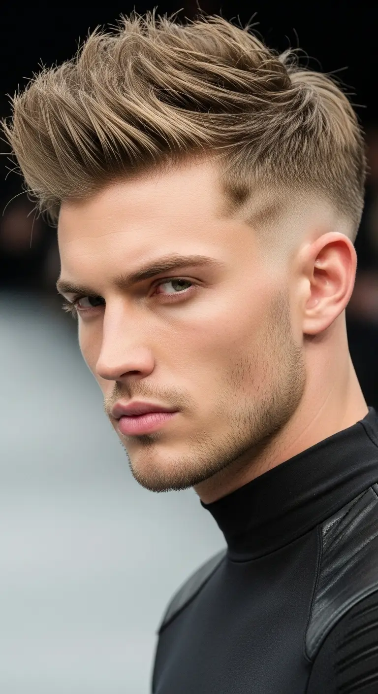 12 Trendy Drop Fade Haircut Ideas You’ll Love 12 Messy Faux Hawk With Drop Fade