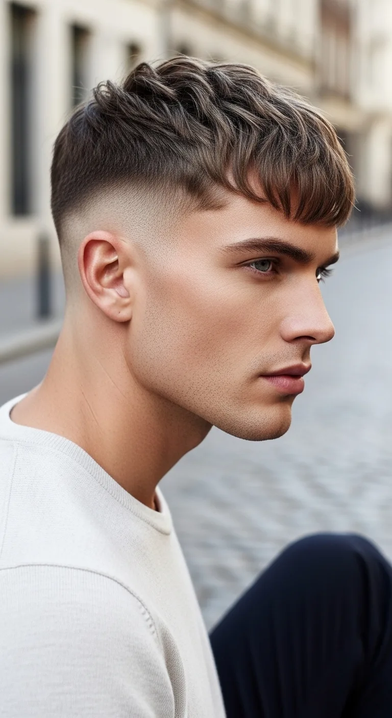Mid Fade Hairstyles: 11 Viral Ideas for Men You Need Now 9 Mid Fade Crop With Fringe