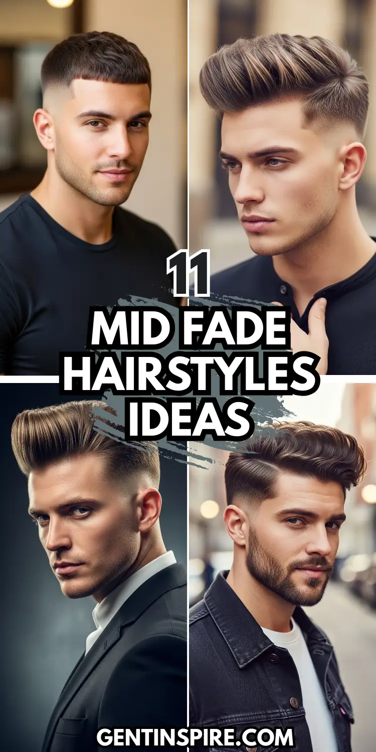 Mid Fade Hairstyles: 11 Viral Ideas for Men You Need Now 2 Mid Fade Hairstyles