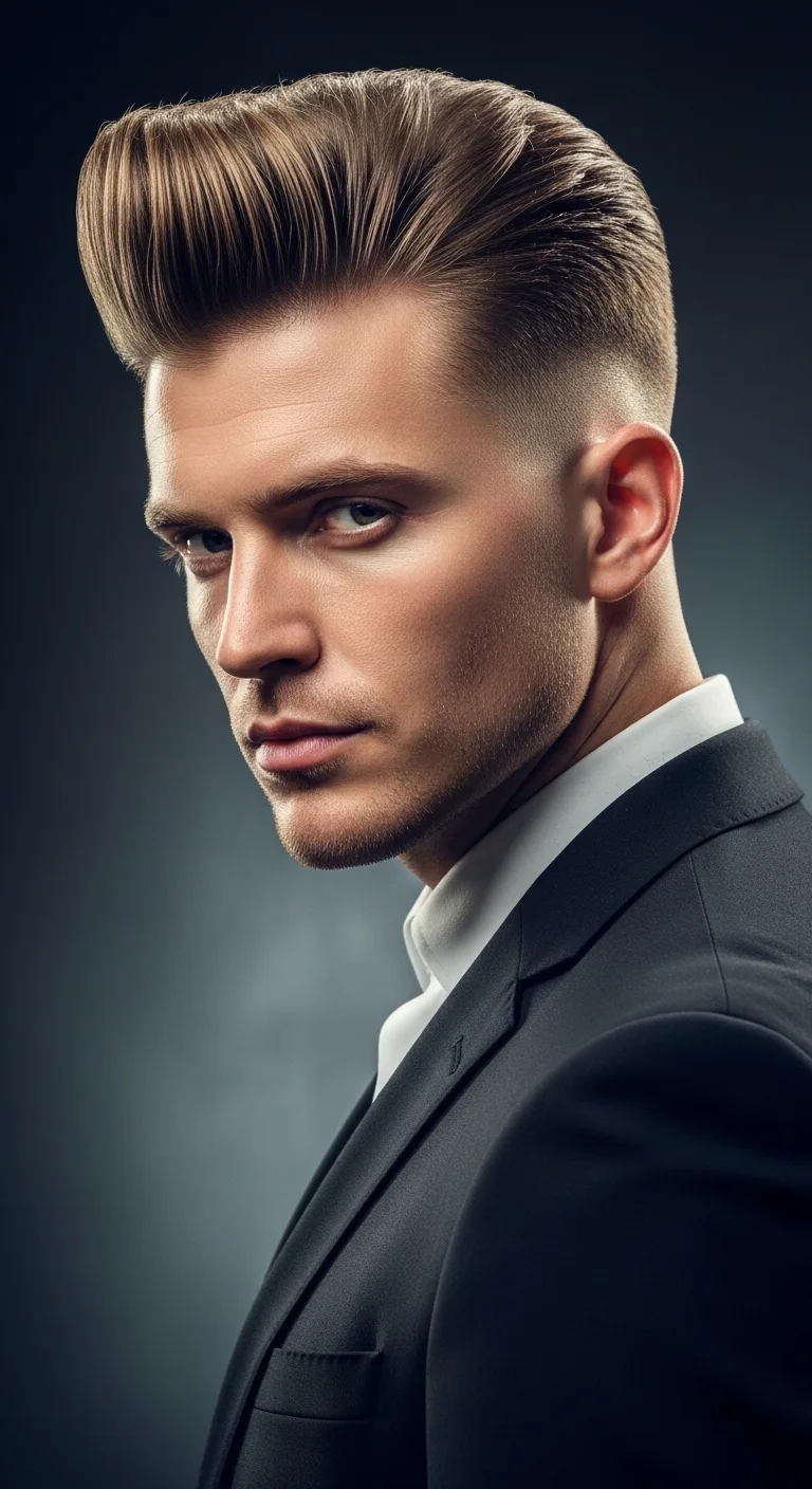 Mid Fade Hairstyles: 11 Viral Ideas for Men You Need Now 7 Mid Skin Fade With Pompadour