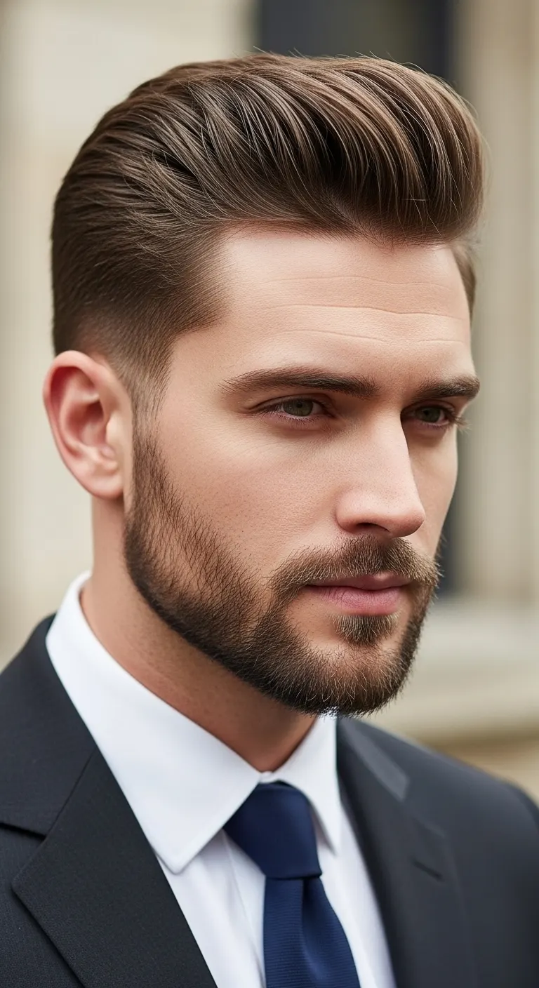 Professional Men’s Hairstyles: 11 Ideas That Look Sharp Now 9 Modern Pompadour