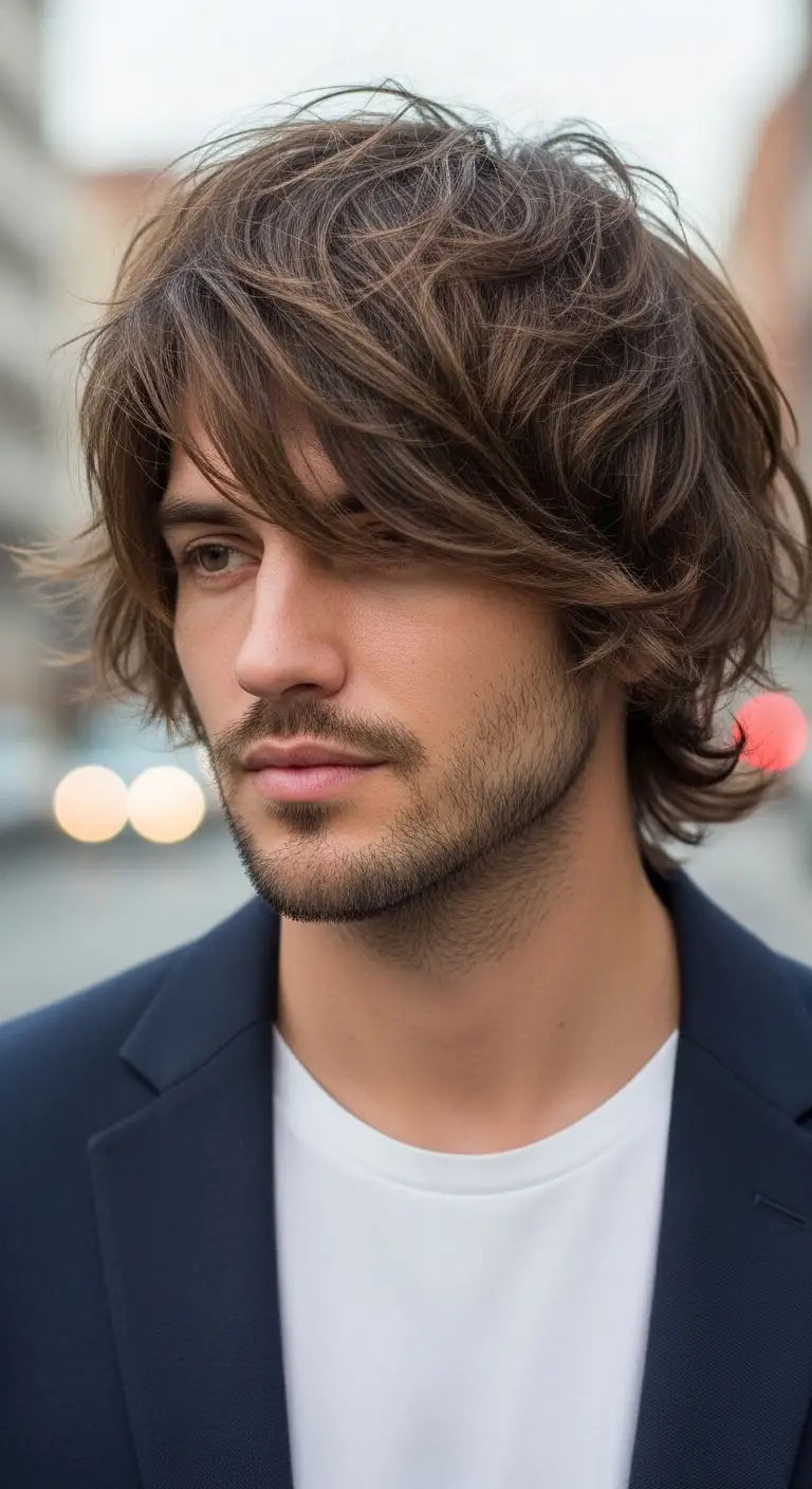 Long Hairstyles for Men: 9 Viral Ideas You’ll Want Now 8 Modern Shag With Long Layers