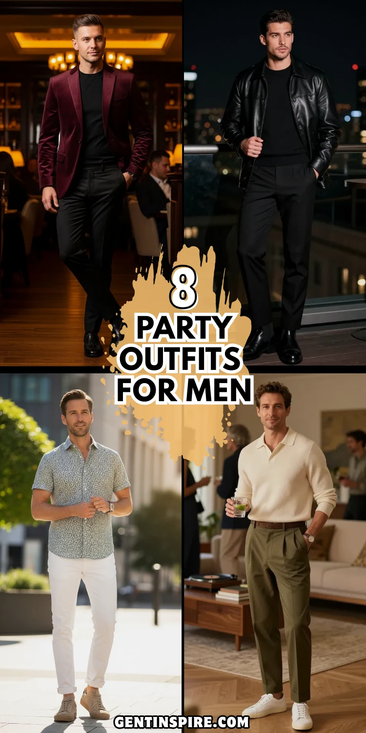 Party Outfits for Men: 8 Ideas That Turn Heads 2 Party Outfits for Men