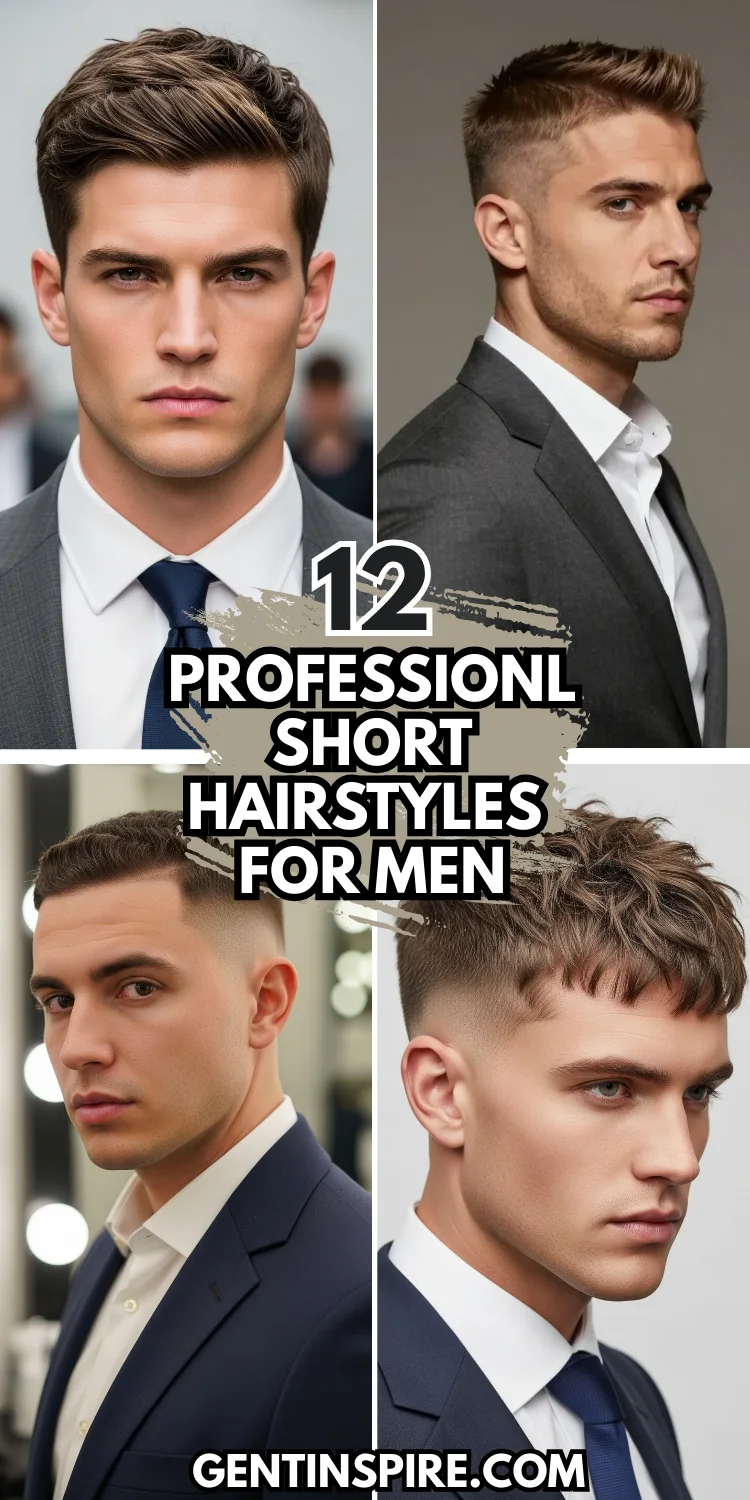12 Professional Short Hairstyles for Men That Impress 2 Professional Short Hairstyles for Men