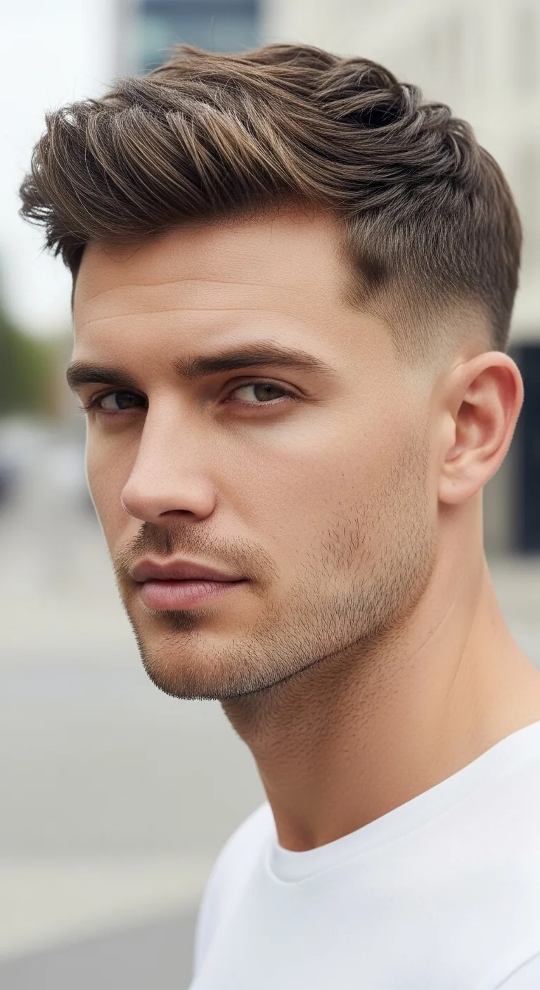 12 Professional Short Hairstyles for Men That Impress 14 Short Textured Crop For Thick Hair