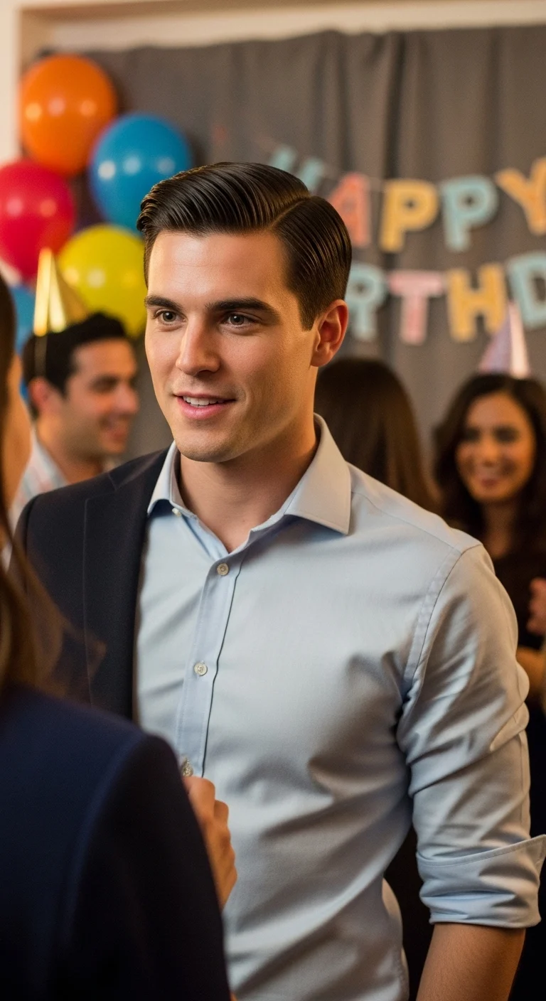 12 Birthday Hairstyle Ideas for Men to Level Up 8 Side-Part Gentleman Cut