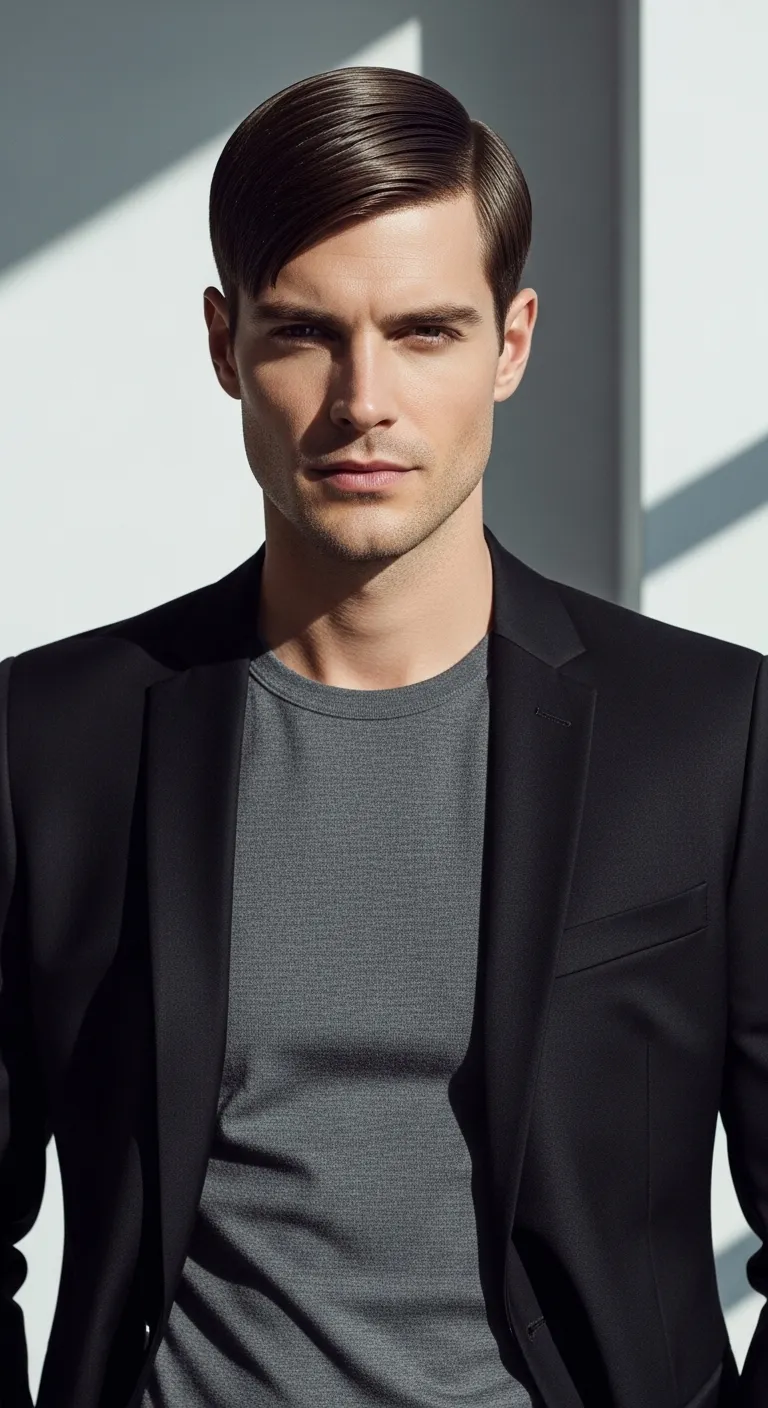 11 Stylish Chin Length Hairstyles Ideas for Every Face 8 Sleek One-Length Chop