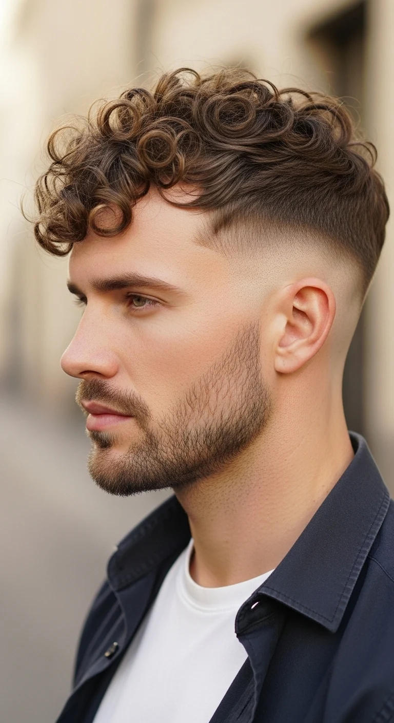 Fade Haircuts for Men: 8 Ideas That Look Effortlessly Sharp 7 Taper Fade With Curls on Top