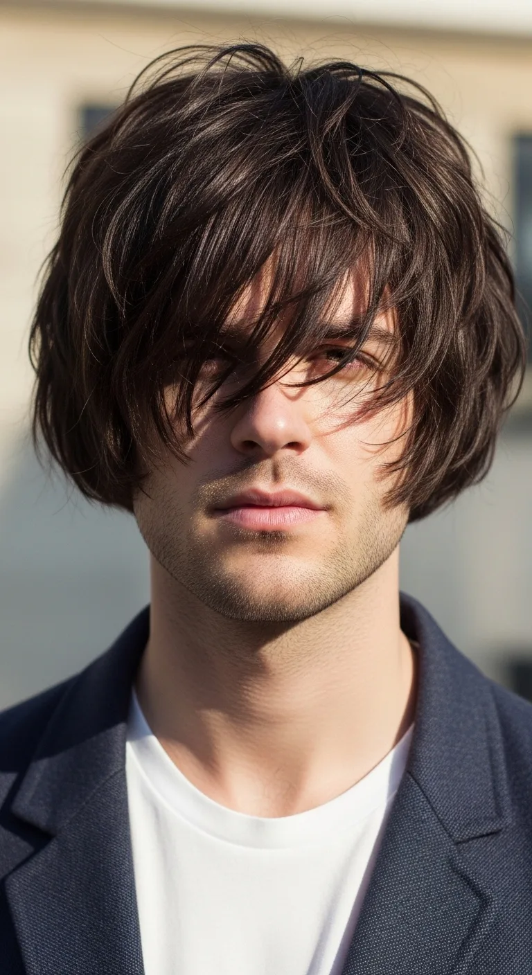 Bob Hairstyles for Men: 12 Ideas That Turn Heads 11 Textured Bob With Choppy Ends