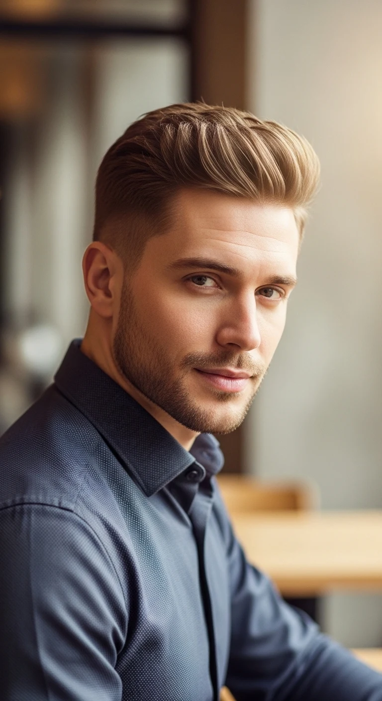 Professional Men’s Hairstyles: 11 Ideas That Look Sharp Now 4 Textured Crop With Tapered Sides