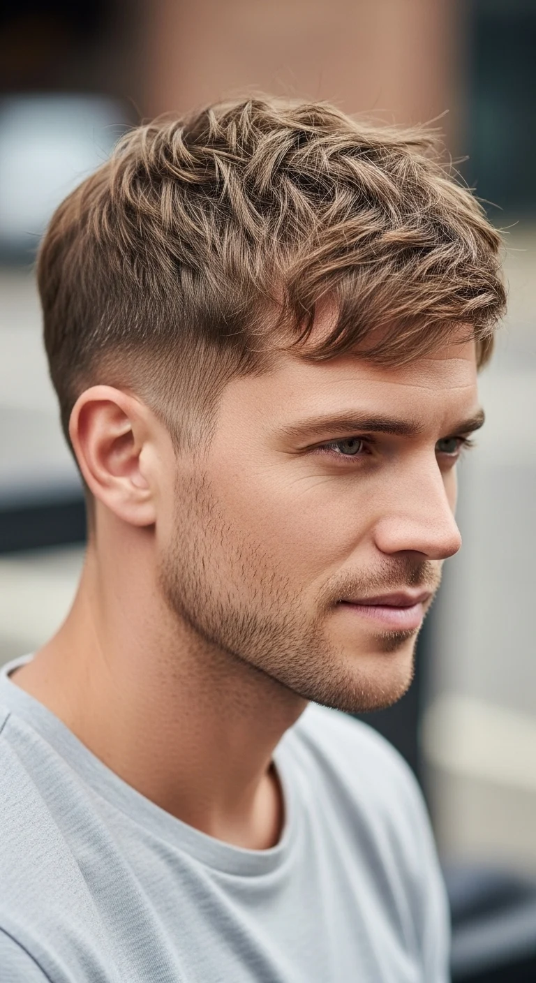 Upgrade Your Look with 7 Stylish Men’S Hairstyles Ideas 4 Textured Crop With Tapered Sides