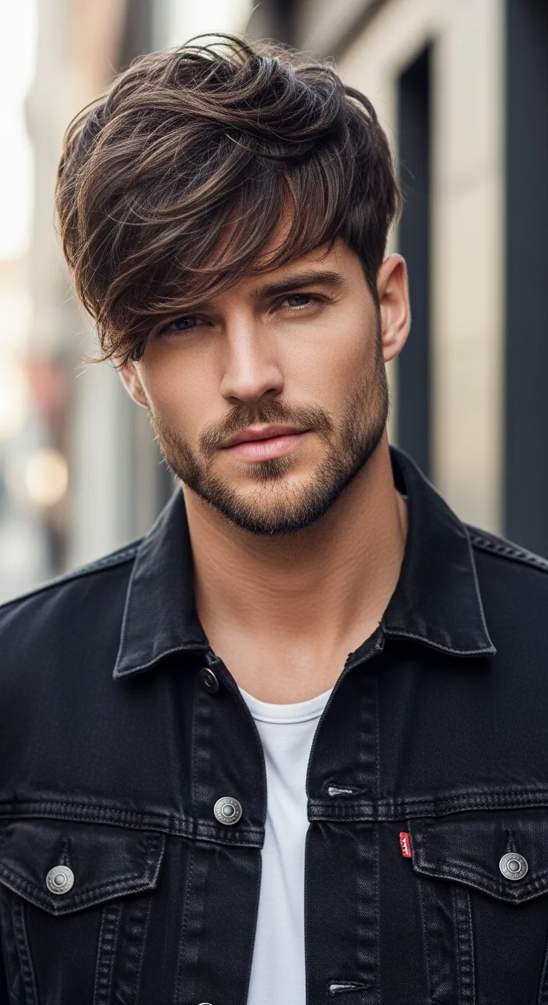Master 10 Groomed Long Hair Hairstyles Ideas for Men 11 Textured, Layered Shag