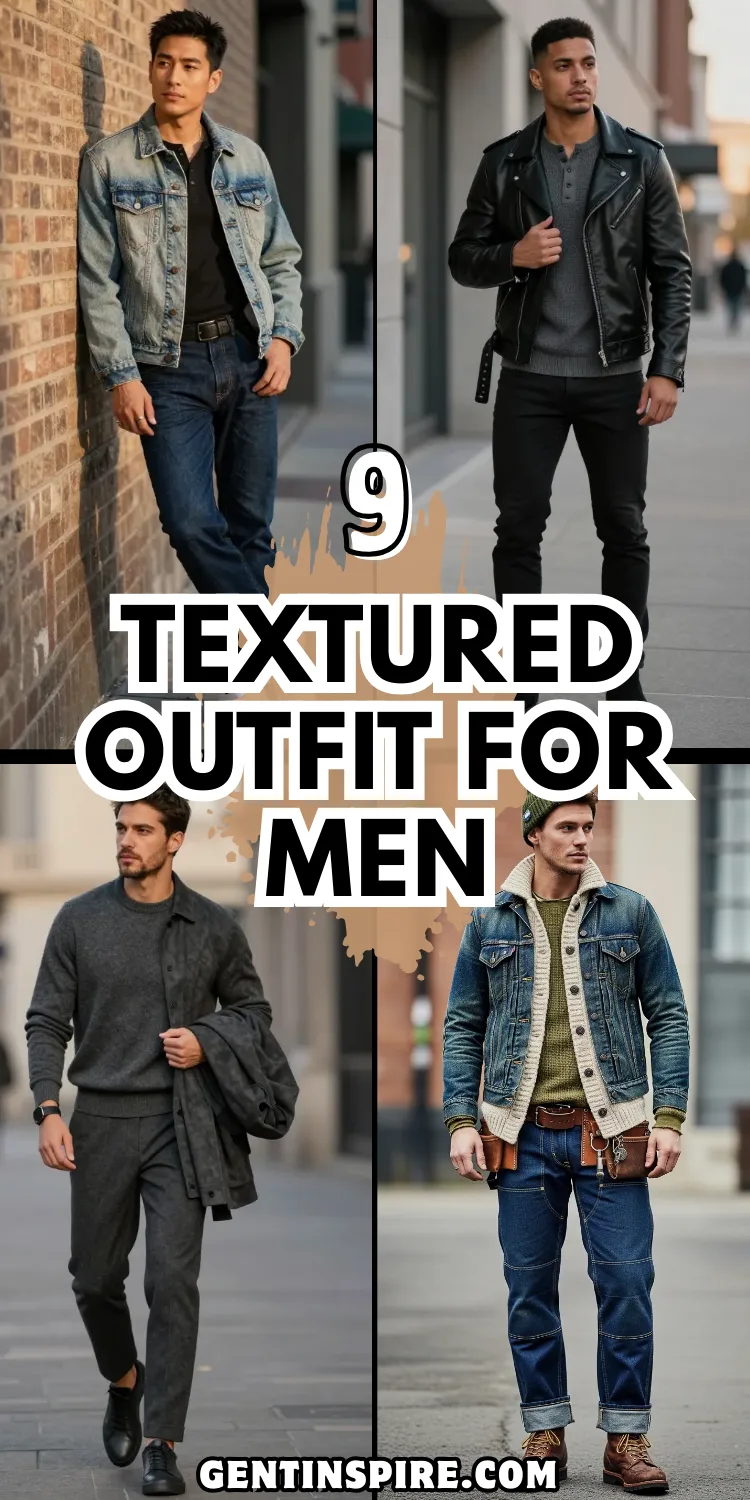 Textured Outfit for Men: 9 Ideas That Turn Heads 2 Textured Outfit for Men