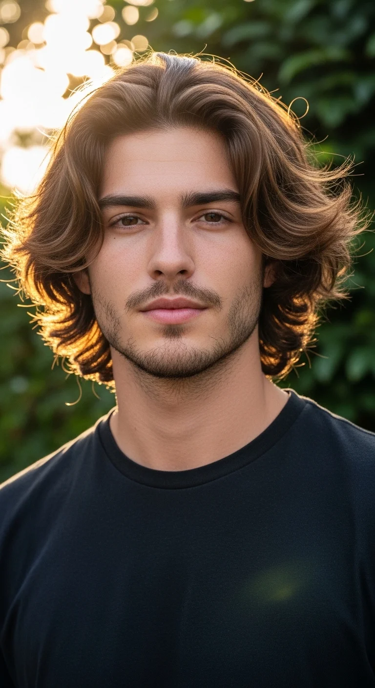 Men’s Haircuts: 8 Stylish Looks You’ll Love 8 The Flow (Medium-Length Layers)