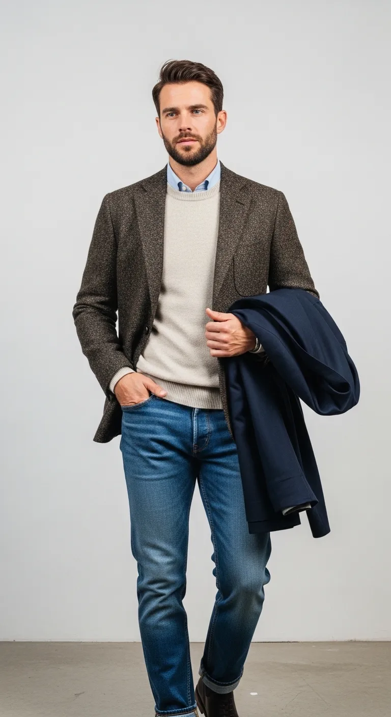 Textured Outfit for Men: 9 Ideas That Turn Heads 3 The Psychology Behind Texture in Menswear