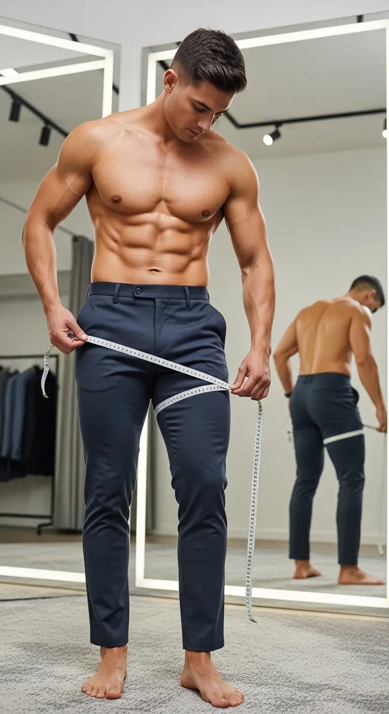 How to Measure Men’s Pants for a Perfect Fit 6 Thigh Measurement