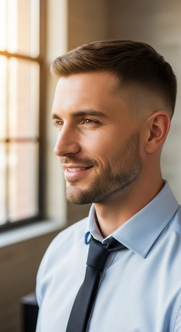 9 Interview Hairstyles for Men Ideas That Win the Room 5 Tidy Crew Cut