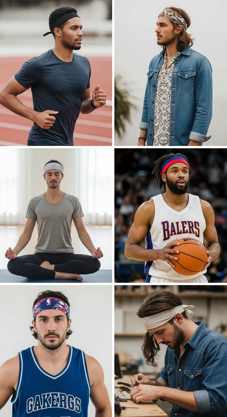 How to Wear a Men’s Headband: The Complete Style & Grooming Guide 3 Types of Men’s Headbands
