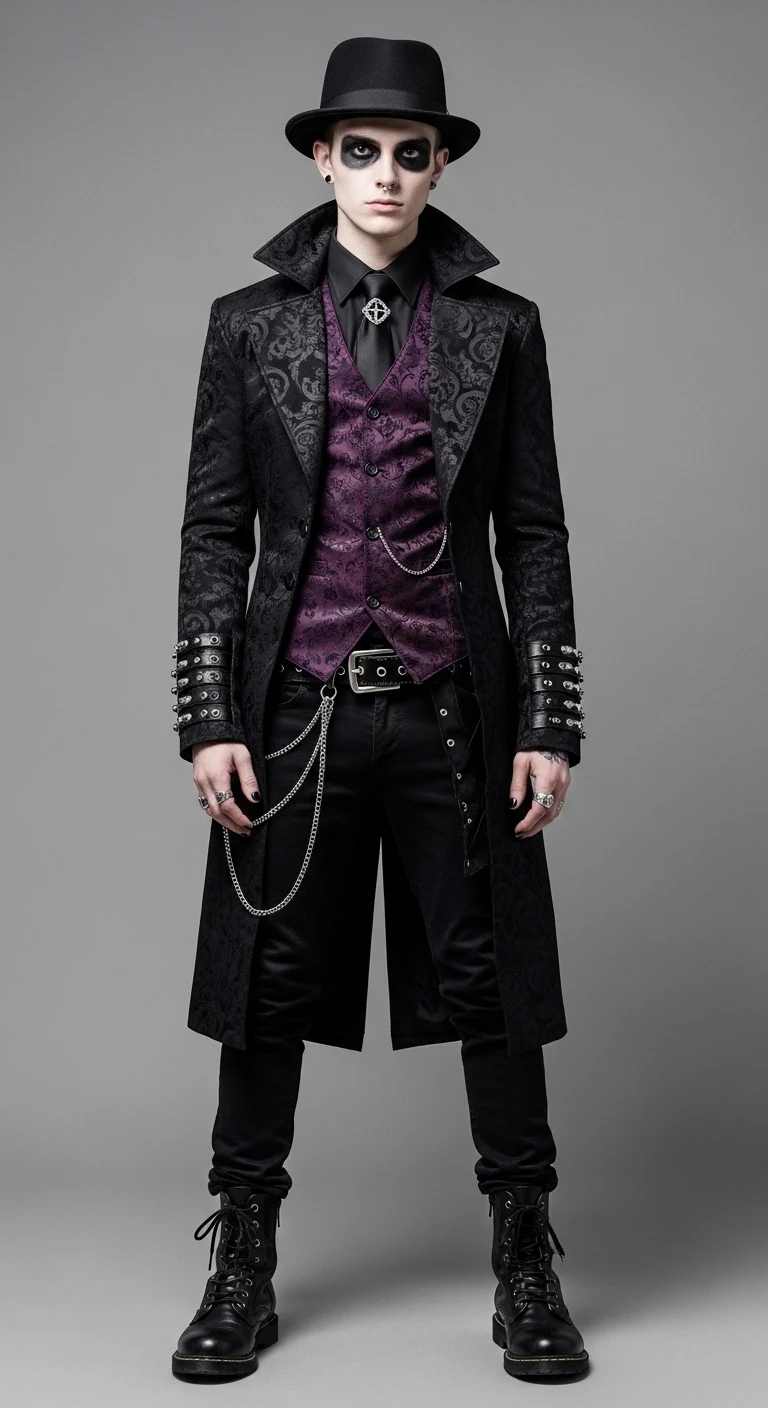 10 Gothic Outfits for Men: Viral Ideas to Own the Night 3 Understanding Gothic Fashion for Men