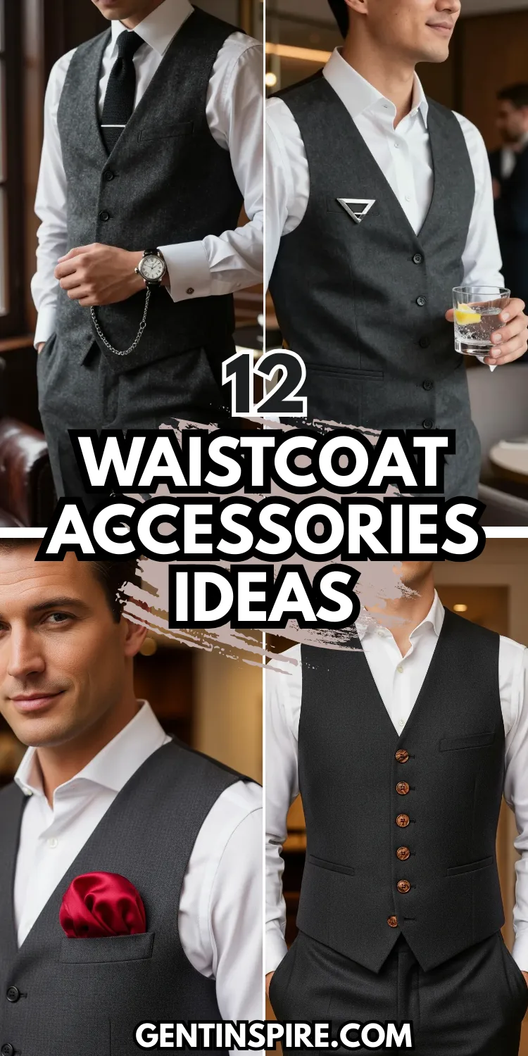 Waistcoat Accessories: 12 Stylish Ways to Upgrade Your Look 2 Waistcoat Accessories Ideas