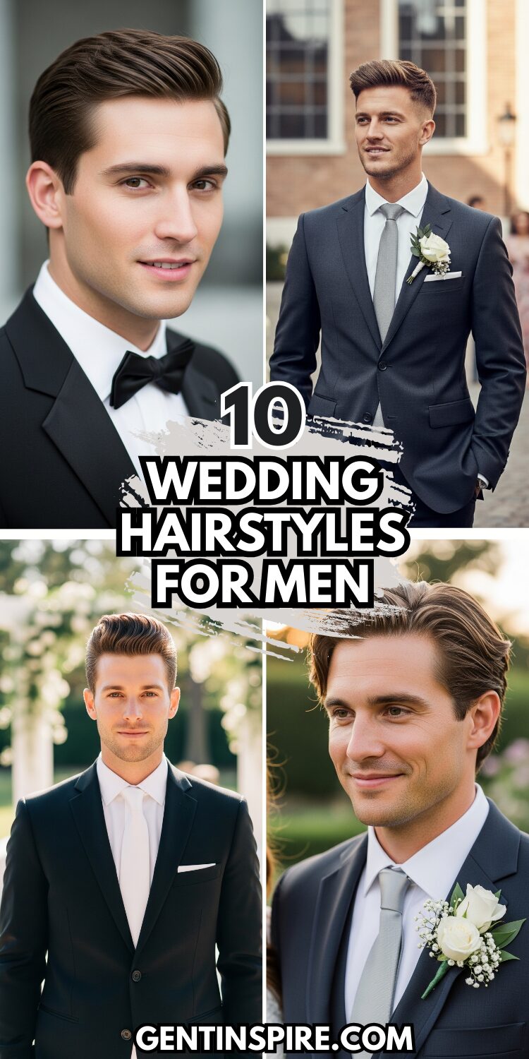 10 Wedding Hairstyles for Men: Viral Ideas You’ll Love 2 Wedding Hairstyles for Men