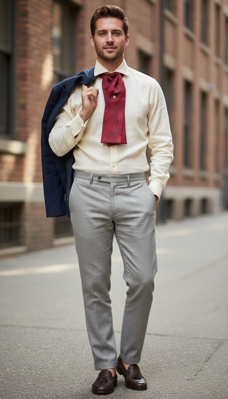 10 Ascot Tie for Men That Turn Heads 9 Weekend Puff Tie