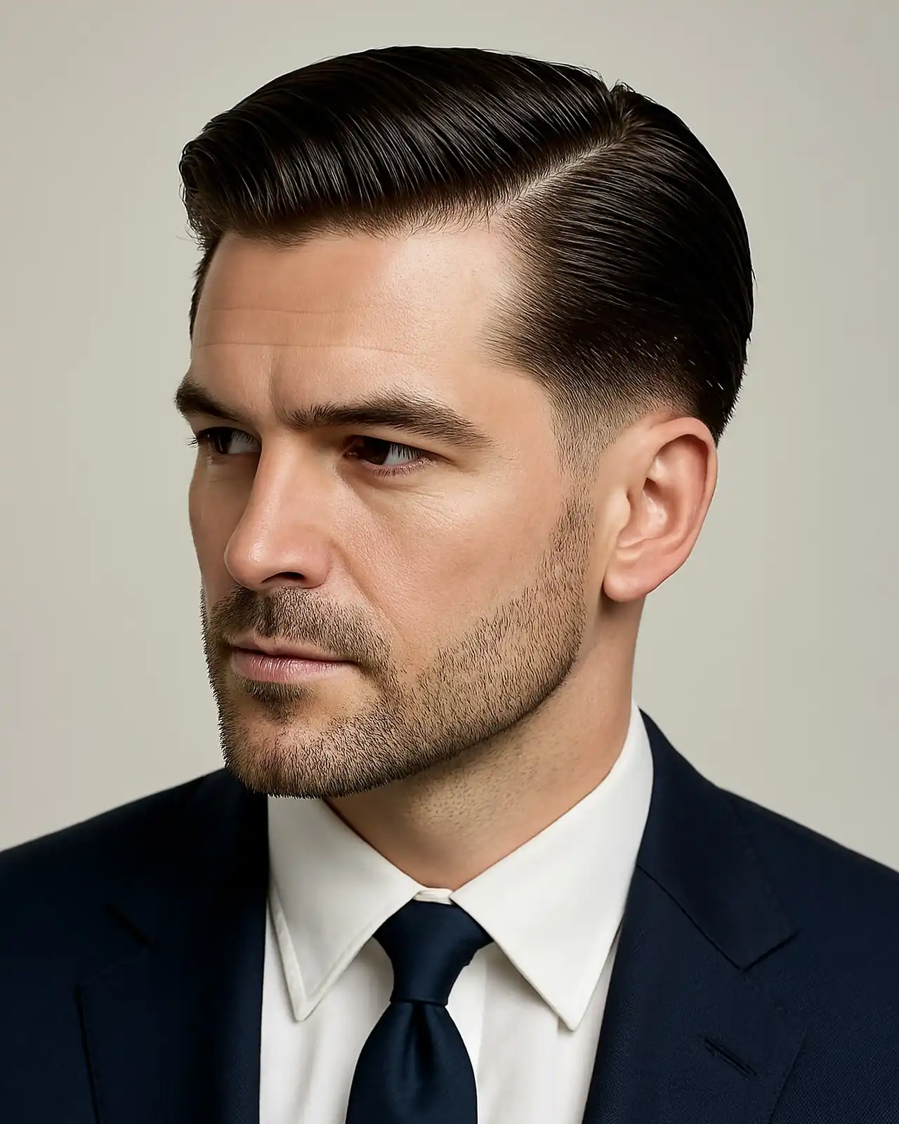 21 Professional Men's Hairstyles for the Office and Beyond 2 leone barbershop 1744214658