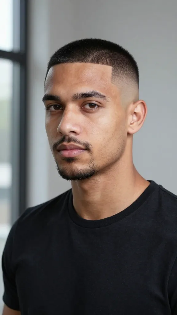 Upgrade Your Look with 7 Stylish Men’S Hairstyles Ideas 6 Buzz Fade With Sharp Line-Up