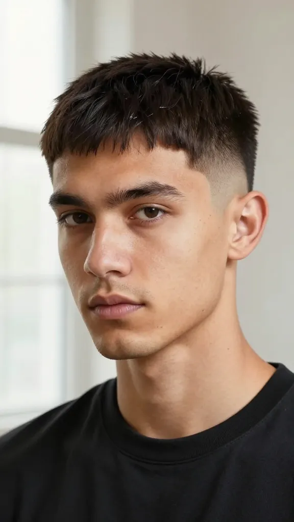 Buzz Cut Hairstyles: 8 Ideas That Make You Look Sharper 11 Buzzed Crop With Micro Fringe