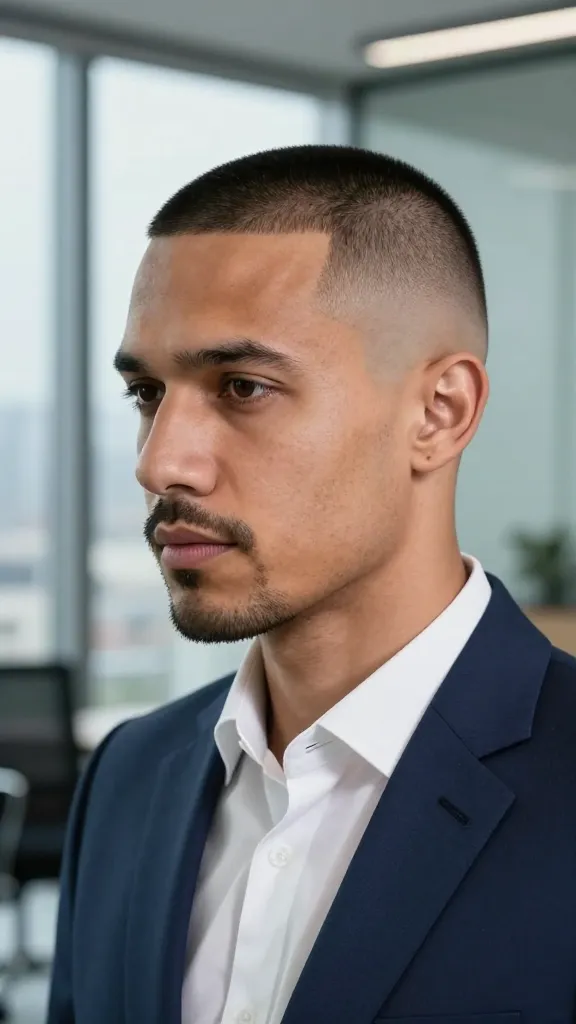 12 Professional Short Hairstyles for Men That Impress 10 Tight Buzz With Tapered Edges