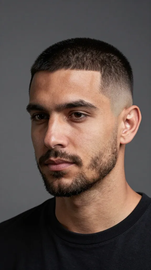 Low Maintenance Haircuts for Men: 11 Ideas That Wow 5 Buzz Cut With a Twist